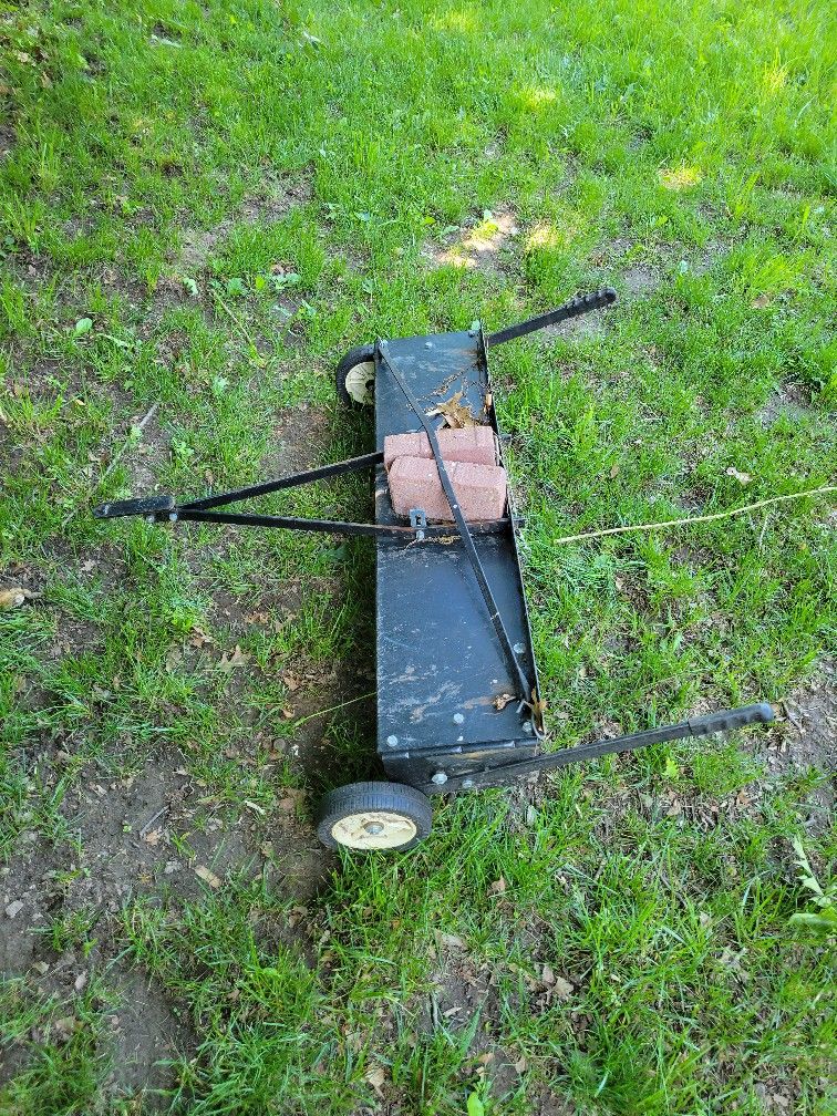 Riding Mower Thatcher Rake