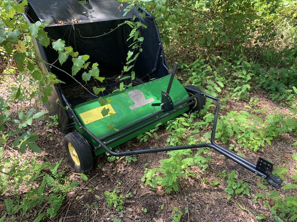 John Deere tow behind lawn sweeper for Sale in Lehigh Acres, FL - OfferUp