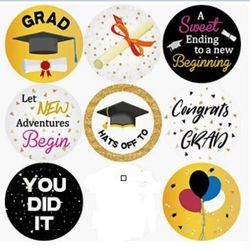 Graduation Stickers Labels 