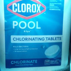 Clorox Pool And Spa Chlorine Tablets.