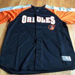 New MLB Black Orioles Jersey Dynasty Series Size XL (48-50)
