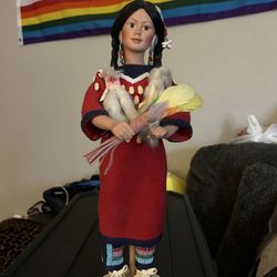 Vintage Porcelain Doll