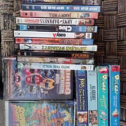 Movies. Vhs And Dvds