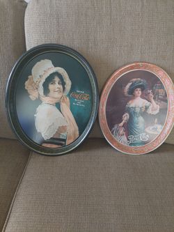 Antique Coca Cola tins