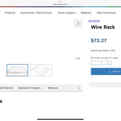 Bosch Oven Racks
