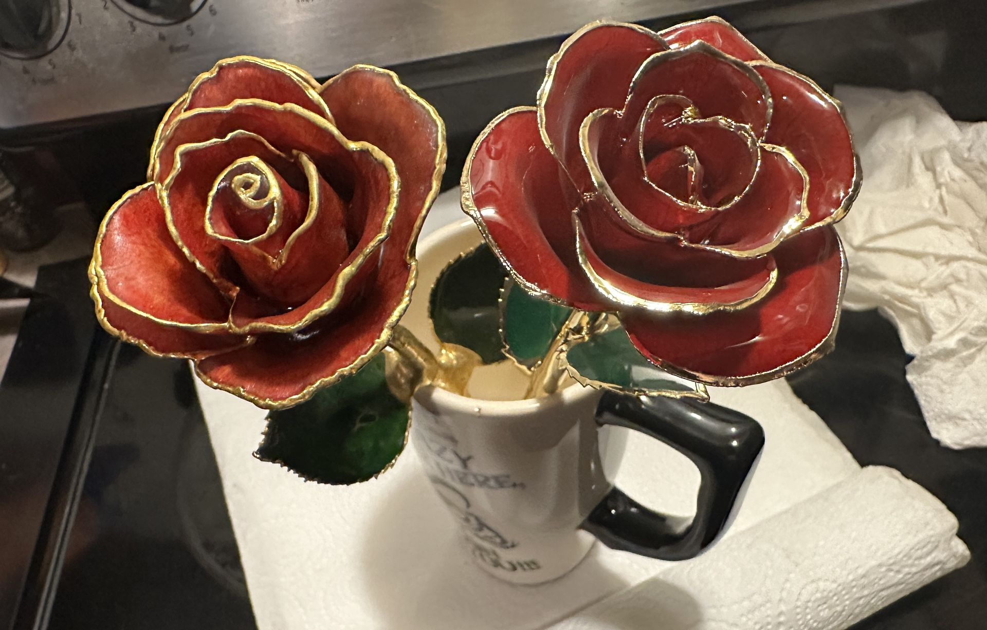 Gold Dipped Roses