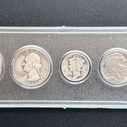 1935 Year Set Of 5 Coins 