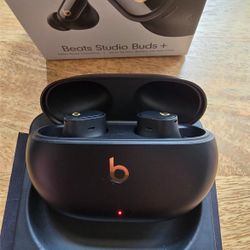Beats Studio Buds + | True Wireless Noise Cancelling Earbuds (Black) MQLH3LL/A