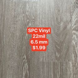 Waterproof SPC Vinyl 22mil WL 6.5mm $2.39