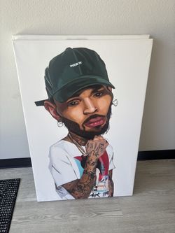 Chris Brown painting