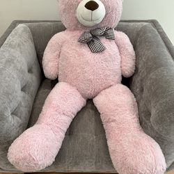Huge Pink Stuffed Animals 47 inch Life Size Cute Teddy Bear