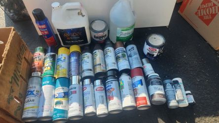 Craft paint- lot as shown- all for $10