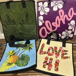 Insulated Cooler/Lunch Bags Hawaiian Themed 