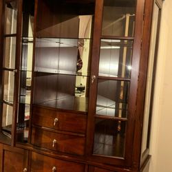 Walnut China Bar $350 O.b.o Mission Tx Good Condition 