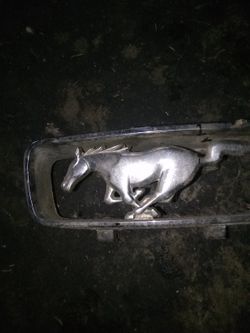 Original 1966 Ford Mustang Hood Emblem