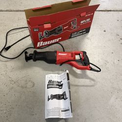Bauer Sawzall / Reciprocating Saw-used Once