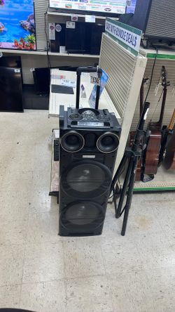 Speaker with disco lights