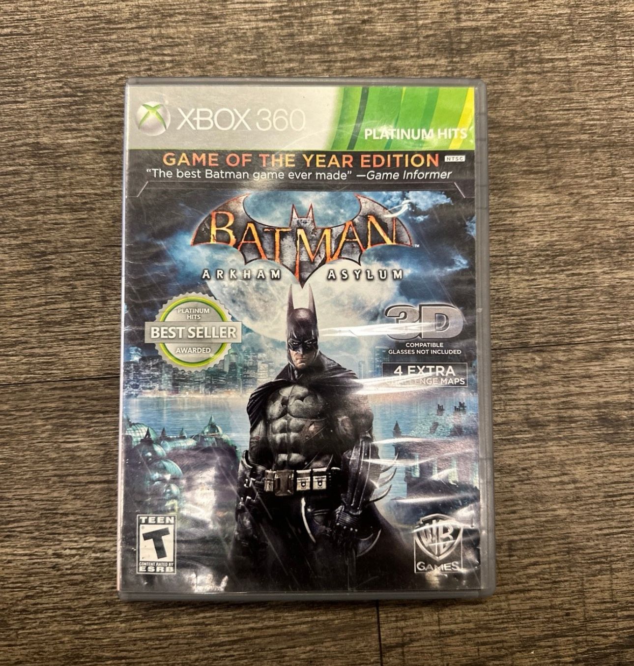 Batman Arkham Asylum: Game of the Year (Platinum Hits) Xbox 360