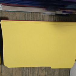 73 Colored File Folders – Letter Size – New