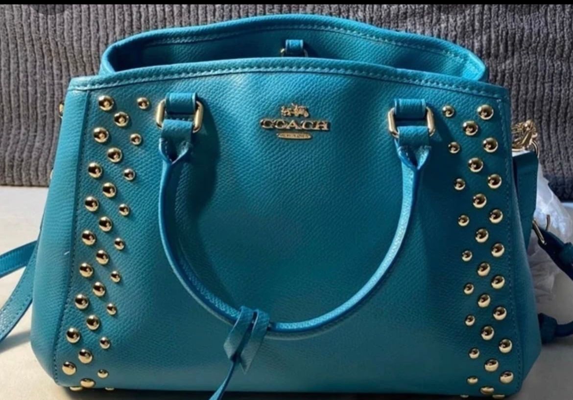 NEW_Coach_MINI MARGOT CARRYALL STUDDED SATCHEL