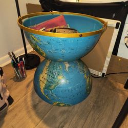 Original Artisian Globe End Table