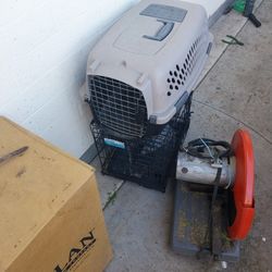 Two Smaller Dog Canels. GREAT SHAPE. 