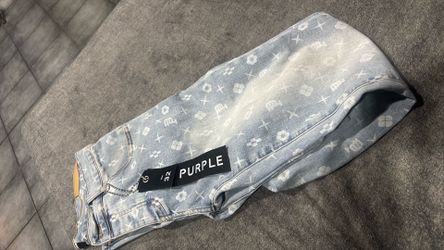 purple jeans