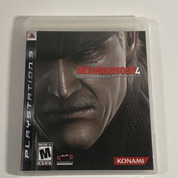PS3 -Metal Gear Solid 4 -  Guns Of The Patriots