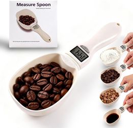 Handheld Electronic Measuring Spoon, Digital Measuring Spoon with Unit Conversion Function 800g/0.1g High Precision, LED Display, 2026 New Food Scale