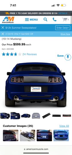 2010-2014 Mustang Decklid