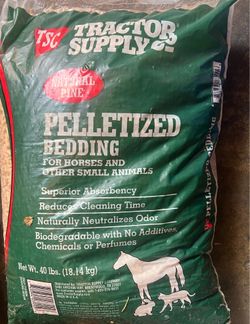Pelletized bedding