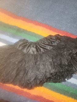 Girls Black Peticoat