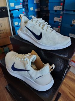 Nike Flex Experience 12 NN  Men's Running Walking Casual Shoes 8.5,10.5,11 and 11.5  White Blue