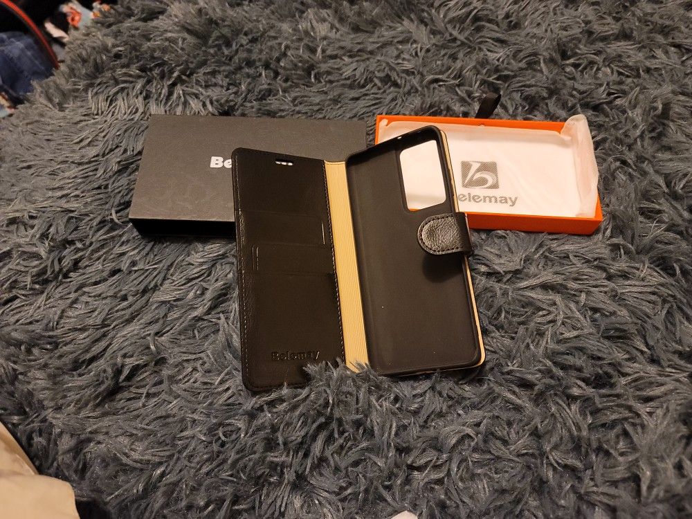 Samsung Galaxy S21 Ultra Leather Wallet Case