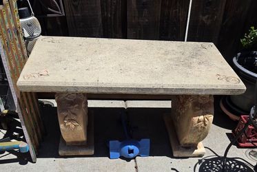 Outdoor Stone Bench