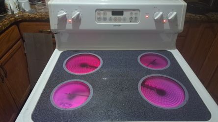 Flat top stove , oven