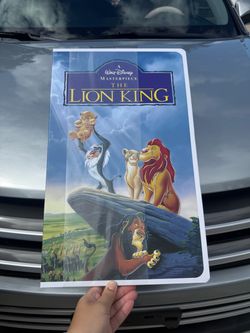 Disney VCR collectible blanket lion king