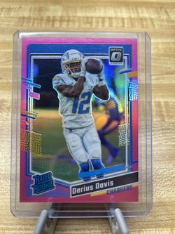 Darius Davis pink rated rookie card