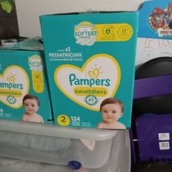Size 2 Pamper Diapers