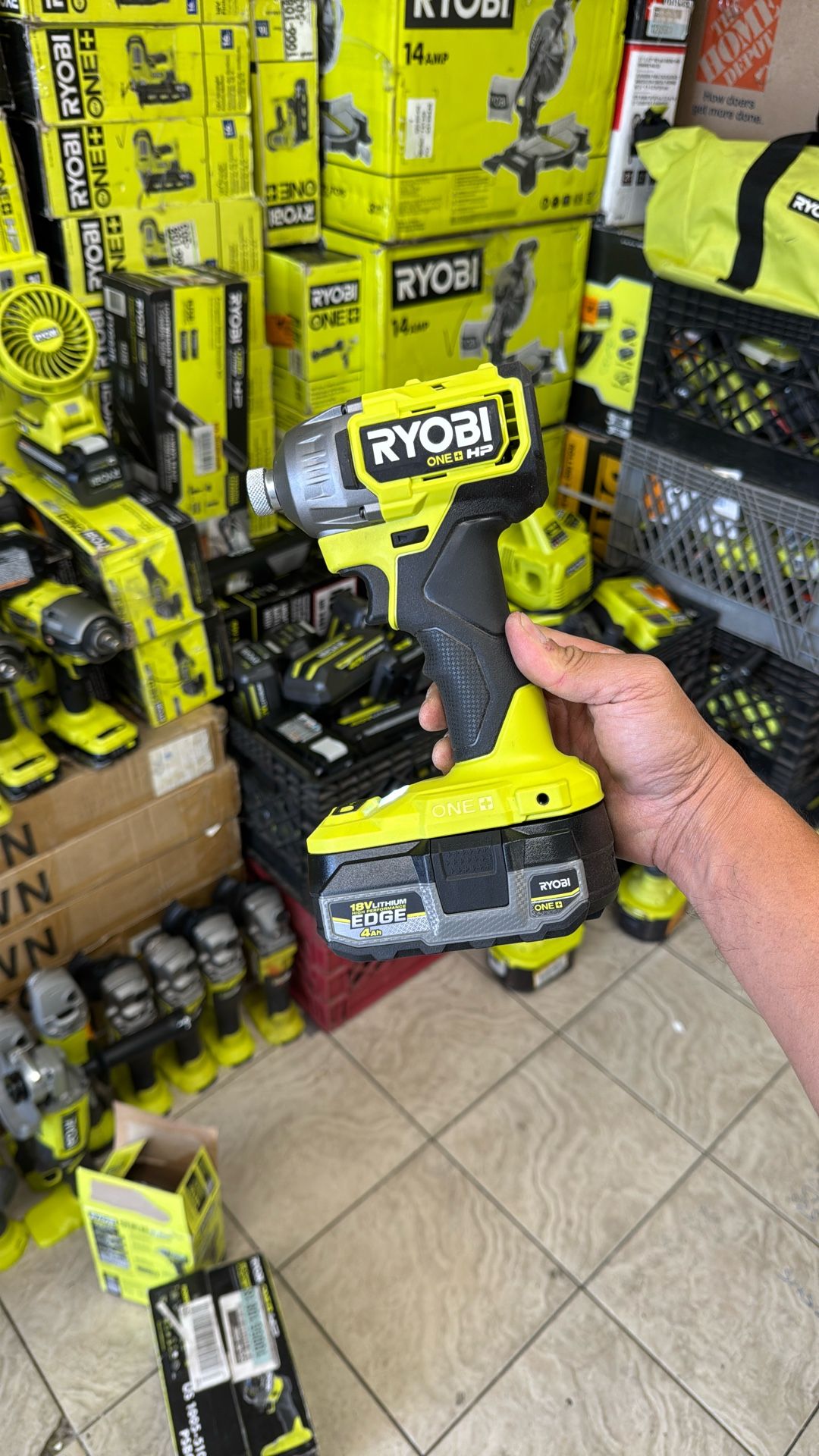 Ryobi Impact And Edge Battery Top Of The Line