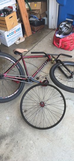 Elite BMX 26 Inch Red Carnage Fixed gear bike
