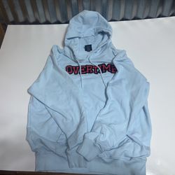 Overtime Hoodie Mens Baby Blue (Large)