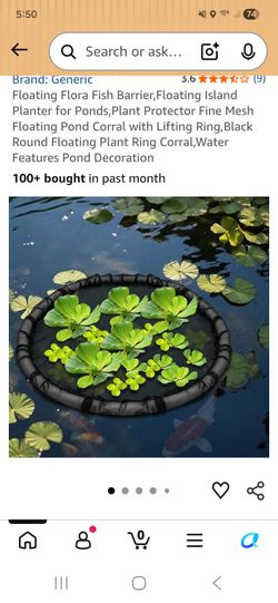 Pond plants holder