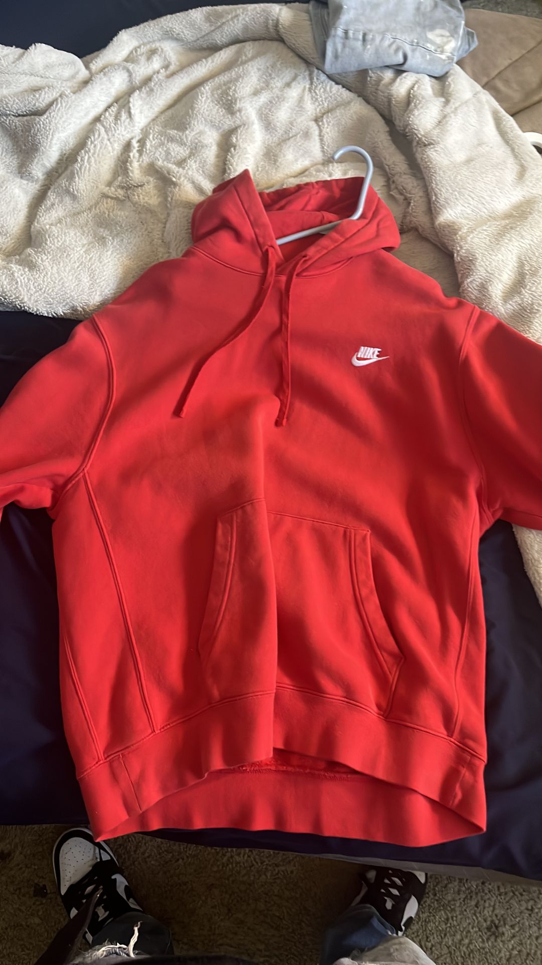 XL red Nike hoodie