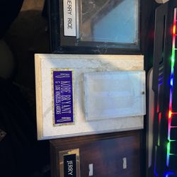 NFL And NBA Sports Plaques Kobe Bryant Jerry Rice