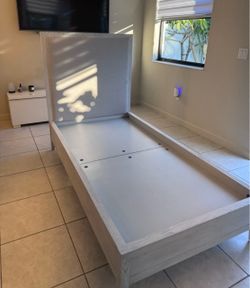 Restoration Hardware Twin Beds & Ottoman