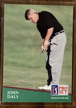 John Daly RC 1991 Pro Set PGA Tour Card