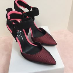 Jessica Simpson Women’s Pink / Black Heels