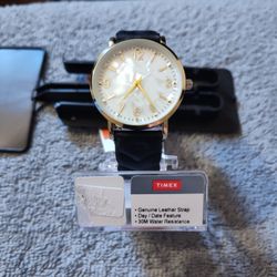 Timex Watch With Pearl Face