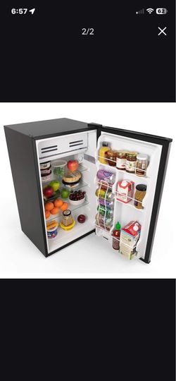 Mini Fridge Stainless Grey $120